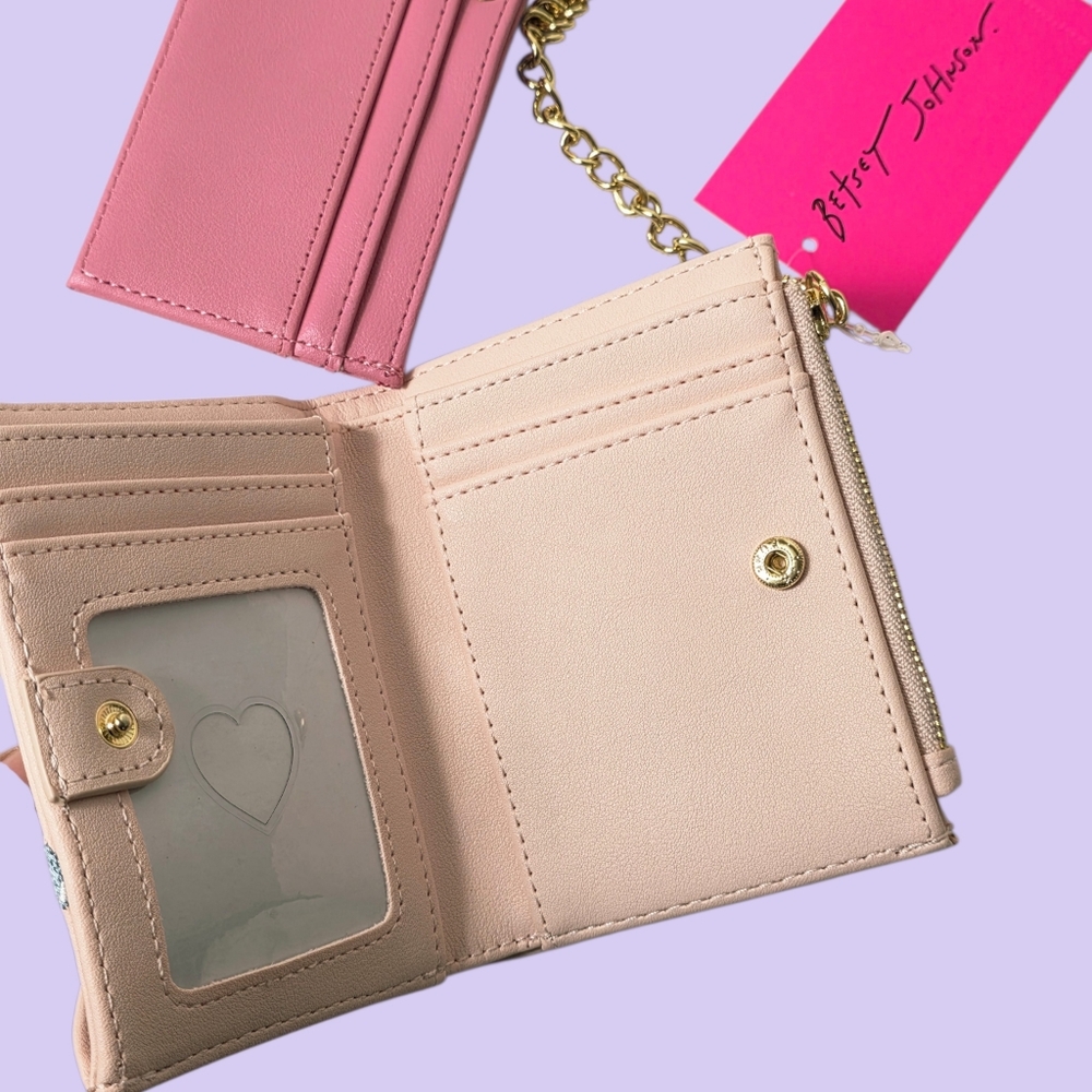 Betsey Johnson Emroidered Gummy Bears Bifold Wallet W Card Case - Picture 5 of 8